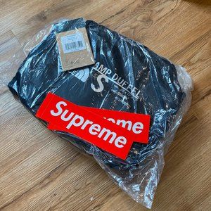 Supreme x TNF Black Studded Base Camp Duffle Bag